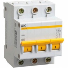 Авт.выкл.3п  1А  IEK ВА47-29 х-ка С 4,5кА | MVA20-3-001-C |  4 в упак.