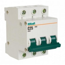 Авт.выкл.3п 10А DEKraft ВА-101