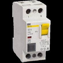 УЗО ИЭК 2п 25 A 10мA тип AC ВД1-63 | MDV10-2-025-010 |