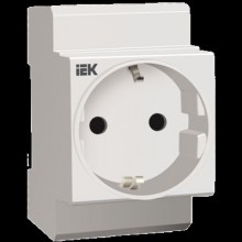 Розетка на Дин-рейку РАр10-3-ОП с з/к ИЭК MRD10-16 Розетка на Дин-рейку РАр10-3-ОП с з/к ИЭК MRD10-16