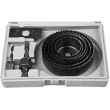 Коронка-пила (набор)  8 пред.d51-102мм, STAYER (кольцевые)