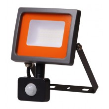 Прожектор св. 30Вт JazzWay 6400К IP54 с датч.движ. PFL-SC-SMD-30Вт sensor LED 4895205001411