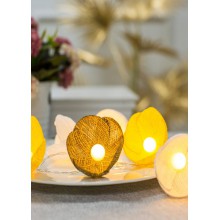 Гирлянда Цветы желт. гамма 10LED ткань тепл. бел. 1.8+0.3м КОСМОС KOC_GIR-B110 Гирлянда Цветы желт. гамма 10LED ткань тепл. бел. 1.8+0.3м КОСМОС KOC_GIR-B110