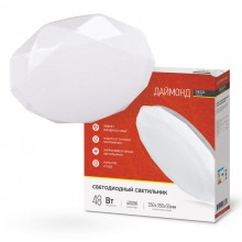 Свет. св. DECO ДАЙМОНД 48 Вт 4000К 230В 3120лм 377*73 мм IN HOME 4690612038674