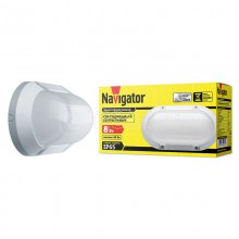 Свет. св. наст. овал   8 Вт IP65 4000К Navigator 94 822 NBL-PO1-8-4K-WH-IP65-LED 94822