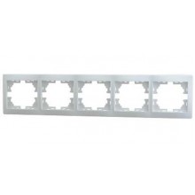 Рамка 5-м Мира гориз. бел. Lezard 701-0200-150 Рамка 5-м Мира гориз. бел. Lezard 701-0200-150