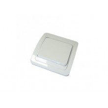 Выкл. СП 1-кл. IP20 10А, бел. Валери 10А В0021 (10/200)