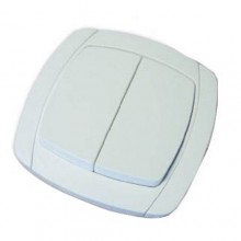 Выкл. СП 2-кл  IP20 10А, Севиль  бел. UNIVersal С0023