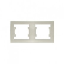 Рамка 2-м Бриллиант гориз. сл. кость 7948684 (10/100)