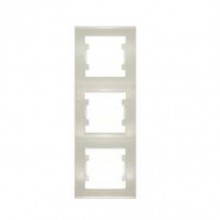 Рамка 3-м Бриллиант верт. сл. кость (10/200)