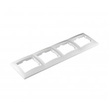 Рамка 4-м Севиль горизонт. бел. UNIVersal C0046