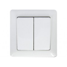 Выкл. СП 2-кл. IP20  6А, бел. Хит ВС56-234-Б VS56-234-B (ВС56-234-б) (96 в упак.)