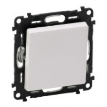 Механизм выкл. проходн. 1-кл. СП Valena Life 10А IP20 250В 10AX с лиц. панелью безвинт.зажимы бел. L