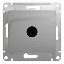 Механизм розетки TV 1-м CП  GLOSSA алюм. оконечн. SchE GSL000391