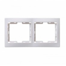 Рамка 2-м SLIM гориз.бел.9302 (20 в упак.)