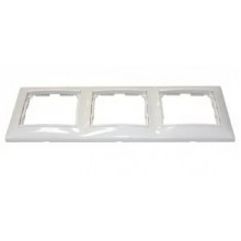 Рамка 3-м VALENA гориз.бел.Leg774453