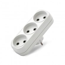 Разветвитель 3гн б/з плоский   6А У А203 (10 в упак.)