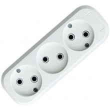 Колодка удл. 3Н б/з АВС-пл. У (100 в упак.)