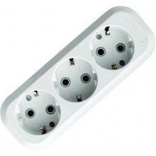 Колодка удл. 3Н с/з UNIVersal  Е303 АВС-пл. (100)