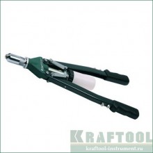 Заклепочник двуручный силовой, KRAFTOOL d=2,4-6,4мм для вытяжных заклепок из алюминия, стали, нерж c Заклепочник двуручный силовой, KRAFTOOL d=2,4-6,4мм для вытяжных заклепок из алюминия, стали, нерж c
