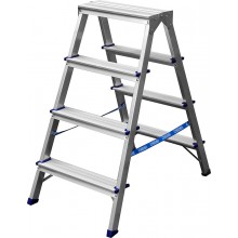 Лестница-стремянка алюминиевая 4 ступ., 86 см двухсторонняя, СИБИН