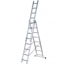 Лестница-стремянка универсал. 7 ступ., 3-х секц. 393 см СИБИН