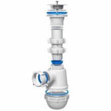 Сифон для мойки АНИ Пласт Грот A0100 1 1/2 дюйма 40 мм