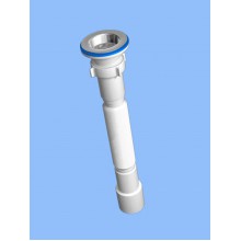 Сифон для мойки АНИ Пласт G106 1 1/2 дюйма 40/50 мм гофрированный 396-806 мм