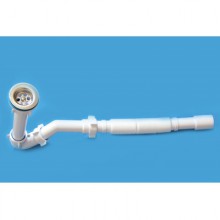 BD1015 Сифон АНИ Пласт 1 1/4*32 для биде с трубой 32*32/40