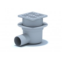 Трап гориз. 50  ПЛАСТ.реш. 10х10 регулир.  ТА5604 АНИ (20)