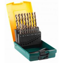 Набор сверл ц/х из 19 штук (1-10мм) KRAFTOOL Набор сверл ц/х из 19 штук (1-10мм) KRAFTOOL