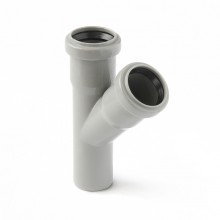 Тройник кан. 110х110 угол 45* Pro Aqua Comfort | 15 в упак.