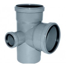 Крестовина D 110х110х50 угол 90* левая Политэк (25)