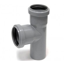 Тройник кан.  40х40 угол 90* Политэк/Ростурпласт (30)