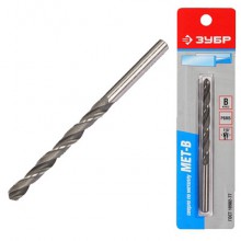 Сверло ц/х ср. сер 8,0 (кл. В) ЗУБР Сверло ц/х ср. сер 8,0 (кл. В) ЗУБР
