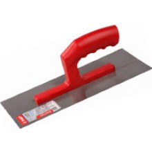 Терка (гладилка) стальная 125/130*280мм пласт.ручка Терка (гладилка) стальная 125/130*280мм пласт.ручка