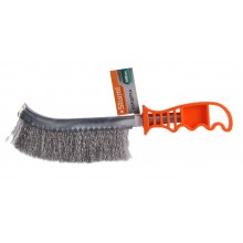 Щетка металл. стальная пластина, пластик. рукоятка | STURM 5230102