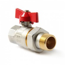 Кран шар. со сг. вн.-нар.   1/2 баб. Pro Aqua  станд.  PN25 +120С (120)