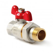 Кран шар. со сг. вн.-нар. 11/4 баб.  Pro Aqua  полнопрох. (30)