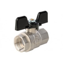 Кран шар.  1 г/г баб. STOUT  полнопрох. | 8/104 в упак.