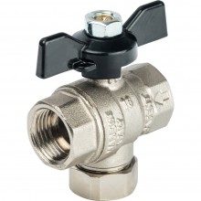 Кран шар. с фильтром   3/4  STOUT бабочка | 8/72 в упак.