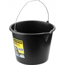 Ведро 12л круглое пластик строительное с носиком STAYER