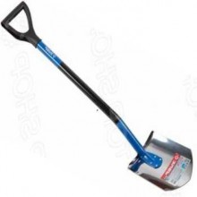 Лопата штыковая из нерж. стали ЗУБР 285*205*1420мм., с черенком стальным с рукояткой