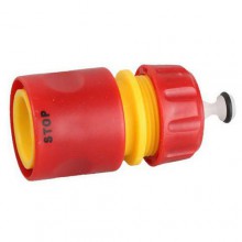 Соединитель 3/4 (для шланга) с автостопом GRINDA