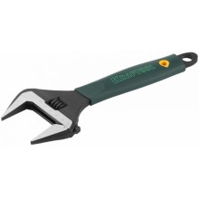 Ключ разводной 200 мм, (38мм) ТОНКИЕ ГУБКИ, эргон-ая противоскользящая рукоятка KRAFTOOL Ключ разводной 200 мм, (38мм) ТОНКИЕ ГУБКИ, эргон-ая противоскользящая рукоятка KRAFTOOL