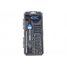 Набор инструментов  38пред. отвертка реверсивная с насадками ЗУБР профессионал