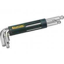 Набор шестигранных ключей 8 шт 2мм-10мм KRAFTOOL Набор шестигранных ключей 8 шт 2мм-10мм KRAFTOOL