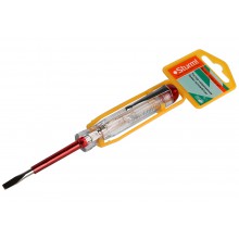 Отвертка-индикатор 130 мм, 100-500В, прямой шлиц | Sturm 1040-02-VT