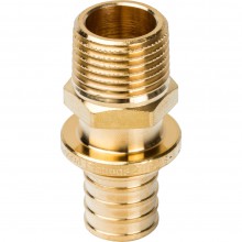 Акс. муфта- переходник НР 25*3/4 STOUT | 10/70 в упак.