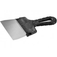 Шпатель 150мм фасадный прямой пласт.ручка ЗУБР Шпатель 150мм фасадный прямой пласт.ручка ЗУБР